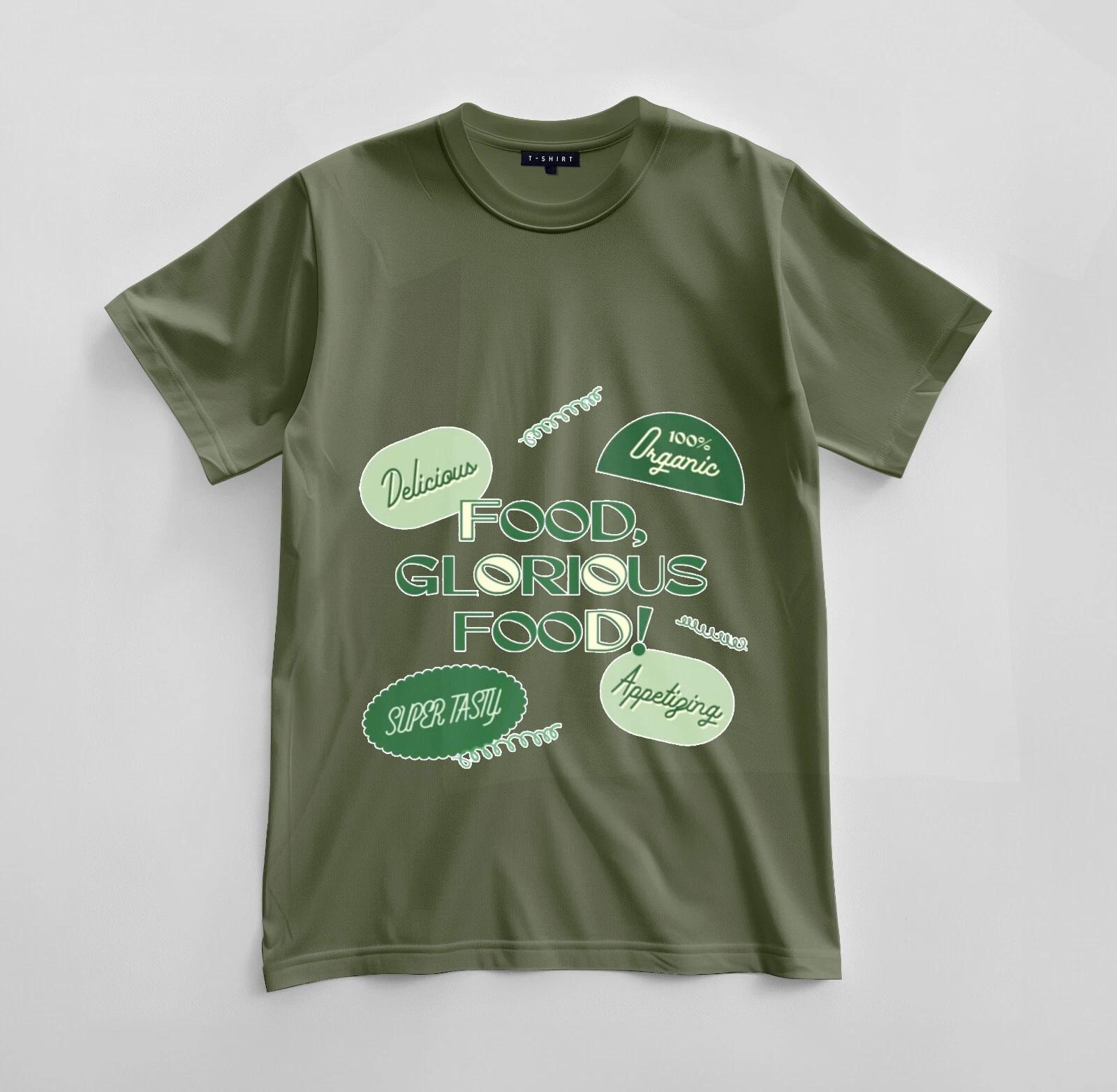 

Custom Food Lovers Deligh Graphic T-shirt Design Unisex Jersey Short Sleeve Tee 4XL