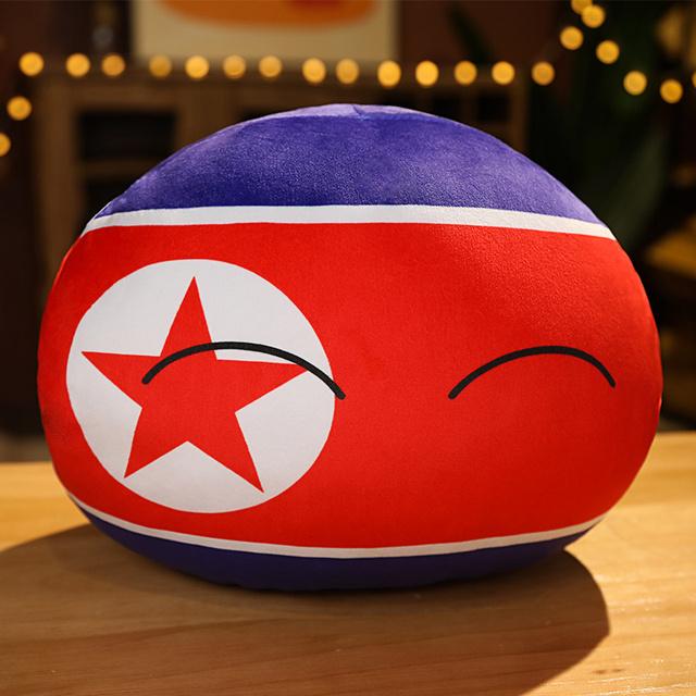 Cartoon Polandball Country Ball Toy Plush Pendant Plush Doll National Flag Ball USSR USA FRANCE RUSSIA UK JAPAN GERMANY ITALY