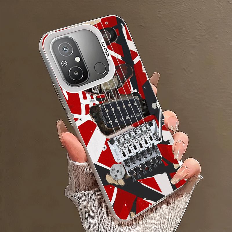Eddie Van Halen Graphic Guitar Soft Phone Case for Xiaomi Redmi 15C 15 14C 13C 12C Poco X5 X6 X7 Pro X3 F8 F7 Ultra M8 13 12 Cov