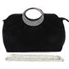 MIKA&MAYA 2-Way Party Bag, Clutch Bag, Handbag, Shoulder Bag, Second Bag for Women (Black)