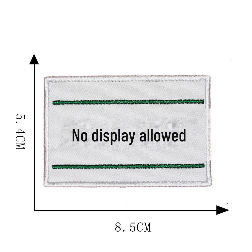 Fashionable Embroidered Text Cloth Patch for DIY Clothing Accessories