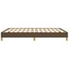 Vidaxl Bed Frame Without Mattress, Dark Brown, 140X190 Cm, Fabric