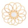 Boho Spegel Vintage Stil Hög Klarhet Premium Material Mycket Hållbar Utsökt Platsbesparande