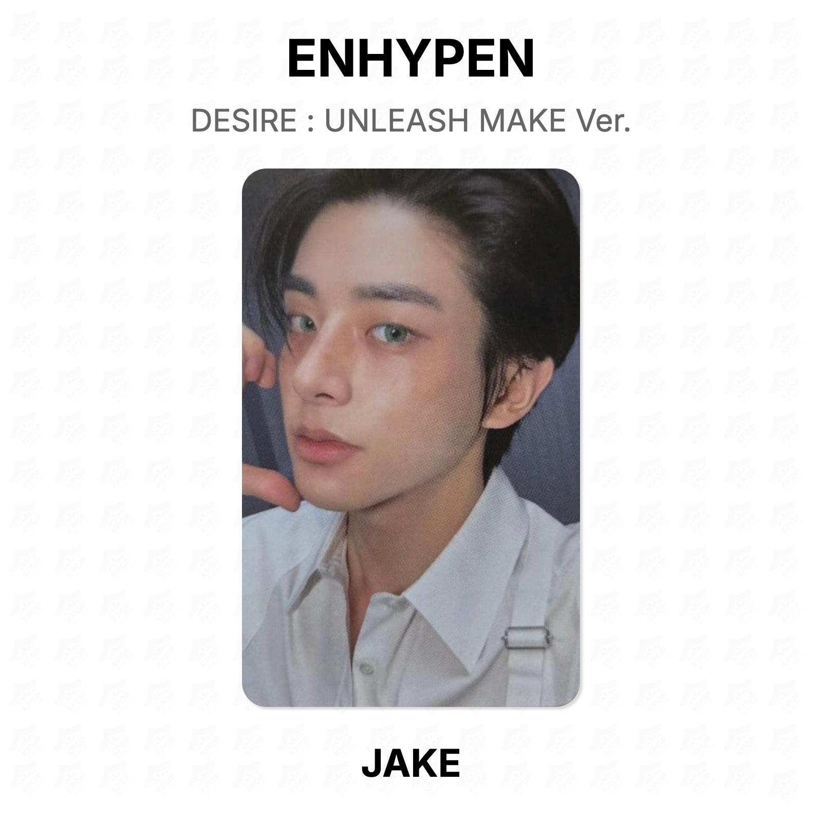 ENHYPEN DESIRE : UNLEASH MAKE Версия. Официальная фотокарта JAKE 02