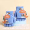 Tidyworm Knit Cute Dinosaur Stylish Perfect for Snow Cold Weather Smartphone Elementary Ages Kids' Mittens, Design, Baby/Child Mittens, Two-Way