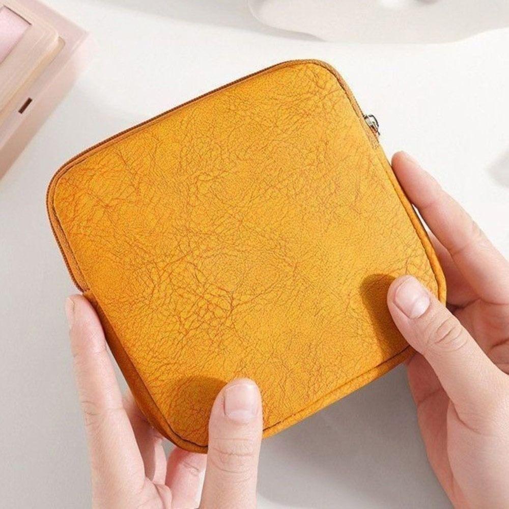 Portable Sanitary Pads Bag Large Capacity Earphones Data Cable Storage Coin Purse Multi Function Waterproof Makeup Bags