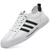 New little white shoes men's shoes summer breathable and versatile Korean version casual board shoes genuine leather soft shoes