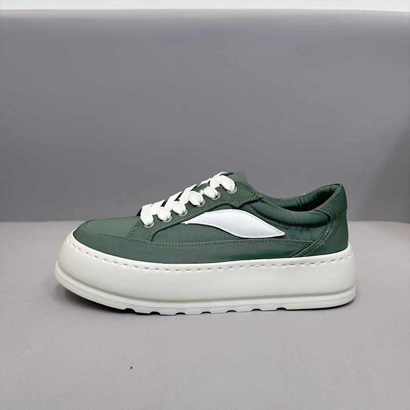 Spring new cloth breathable low-top shoes platform canvas shoes plain casual trendy shoes jw