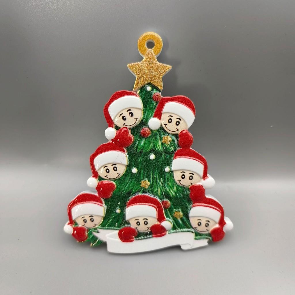 Charming Family Resin Christmas Ornaments For Joyful Holiday Tree Dcor