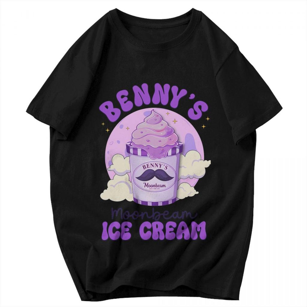 T-shirt da uomo Benson Boone Moonbeam Ice Cream Tour Album 2025 Trendy Estiva Y2K Grafica Personalizzata Abbigliamento Unisex T-shirt
