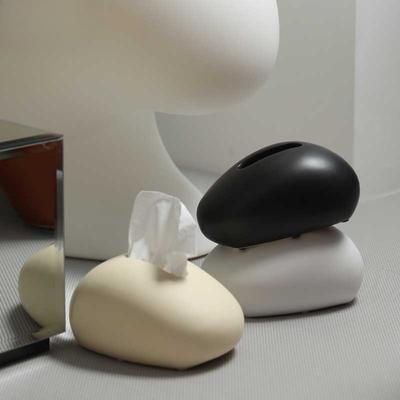 Simple Ceramic Tissue Box Desktop Decoration Creative Tissue Storage Box Modern Napkin Tissue Holder Home Decoration Accessories