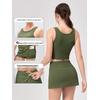 Quick-Dry Yoga Vest & Tennis Skirt Set