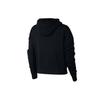 Nike Casual Fleece Hooded Sweatshirt Women Sweatshirts Black AJ0097-010