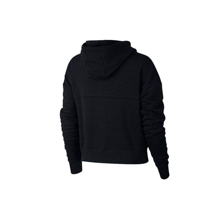 Nike Casual Fleece Hooded Sweatshirt Women Sweatshirts Black AJ0097-010