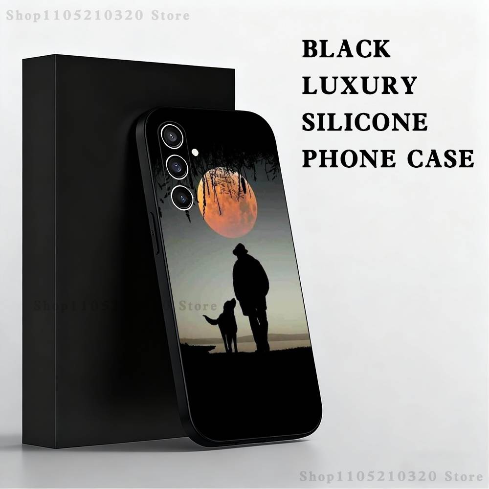 

Art Hunter Dog Phone Case For Samsung S25,S24,S23,S22,S21,S20,S10,Ultra,Plus,Lite,FE,Soft Silicone Black Cover SamsungS25 5G