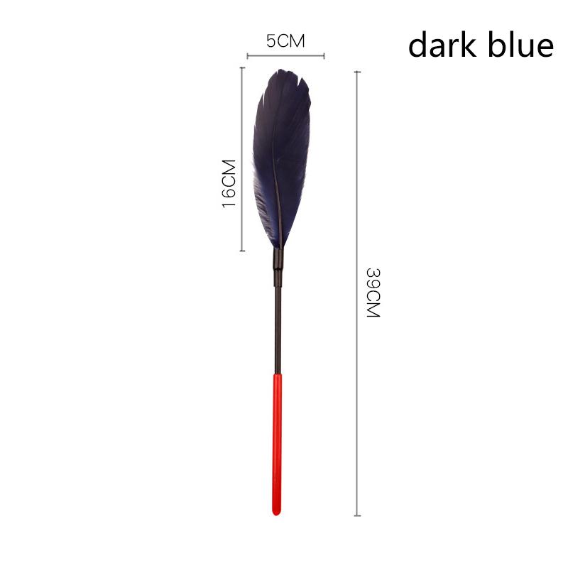 Feather Tickled Erotic Feather Whip Spank Flogger Bondage Blindfolded Stimulation Teasing Stick Adult Toys