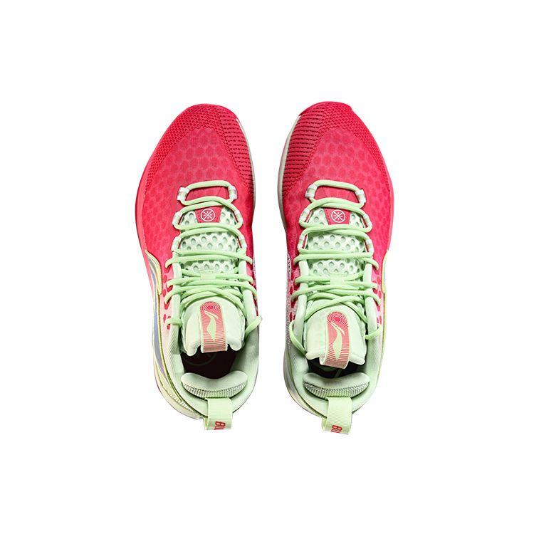 Li Ning Phantom 1 Wades Path Basketball Shoes Men Sneakers Red Green ABPR015-4
