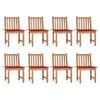 Day and Night - Day and Night Garden Chairs 8 Units Teak Wood with Cushions