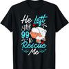 He Left The 99 To Rescue Me Sheep Religious Christian Gift T-Shirt
