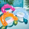 Pool Floaties with Cup Holders and Handles Floating Pool Chair Pool Raft for Adults Swimming Pool Party Summer Water Fun