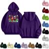 Women's Fashionable Casual Long-Sleeved Hooded Printed Sweatshirt