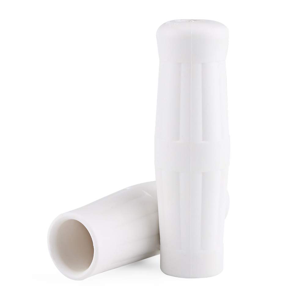 1"-7/8" Motorcycle Handlebar Grips Handlebars Non-Slip Rubber Vintage Cola Bottle Design 1 Pair (Left