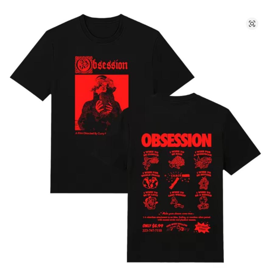 Horror Movie Obsession One Wish Willow Short Sleeve T Shirt Unisex Unisex Harajuku Tops 90s Aesthetic Graphics Tshirt Cotton Tees