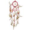 Indisk drömfångare prydnad med dubbla ringar – Vindspel väggdekoration