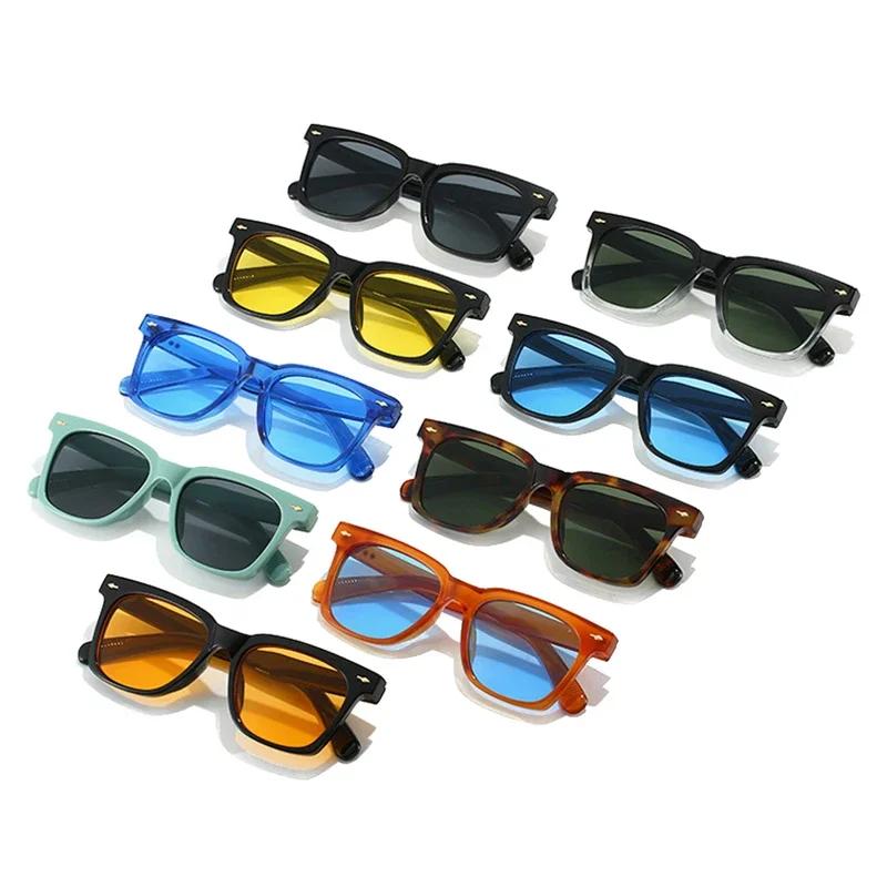  Fashion Square Women Men Gradient Blue Sunglasses Shades UV400