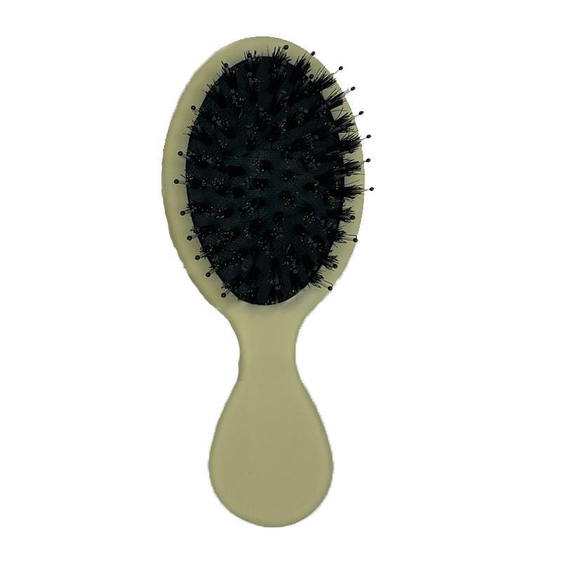 Portable Mini Pig Bristle Scalp Massage Comb for Children