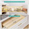 Acrylic Spice Drawer Organizer 4 Tier 8 Pack Seasoning Organizer for Drawer Expandable From 13" to 26" Kitchen Drawer Spice Rac