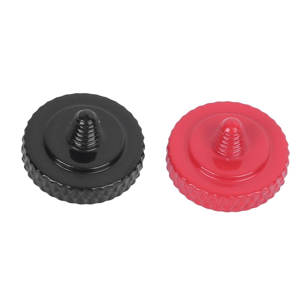 All Metal Black Red Paint Spraying Treatment Camera Shutter Release Button for Fuji X Series Cameras with Rubber Ring