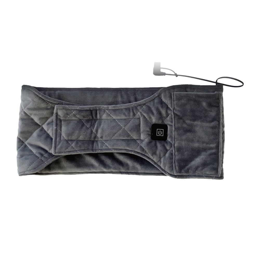 Switch USB tummy and waist warmer on!