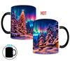 Christmas Christmas Northern Lights Color Changing Cup Ceramic Coffee Mug Snowman Christmas Tree