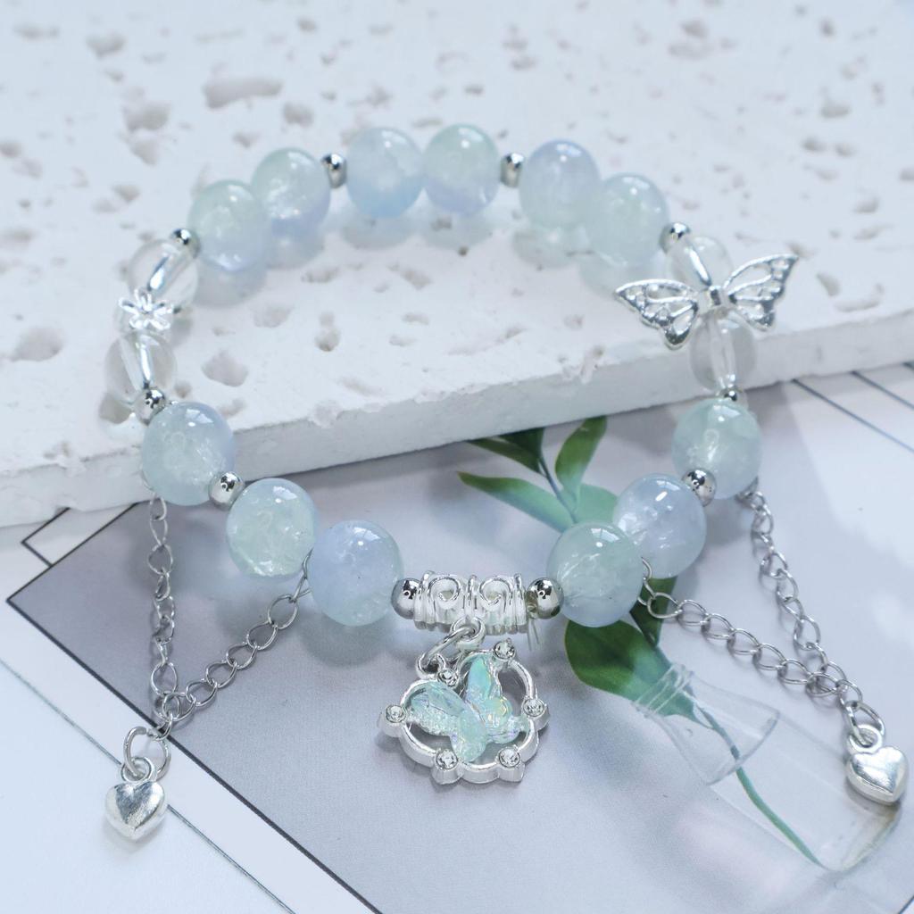 Mori Style Mermaid Crystal Bracelet – Versatile Niche Design for Women, Ideal for Students and Best Friends