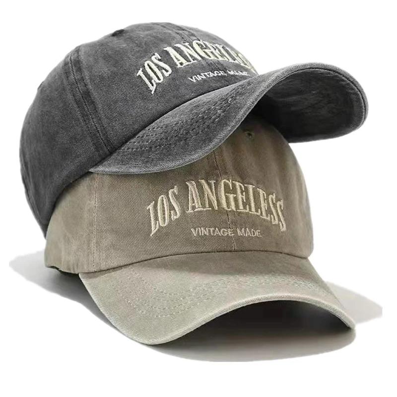 New Trendy Fashionable Cotton Cap For Women Letter Embroidered Stitching Kpop Baseball Cap Female Adjustable Hat Casual Leisure Streetwear Hat