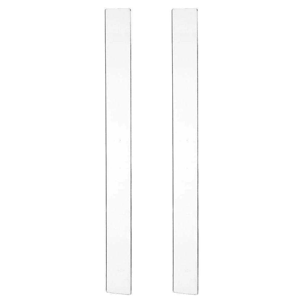 2Pcs Reusable Acrylic Dough Measuring Sticks Rolling Pin Guides for Baking Thickness Leveler Rulers Cookie Pastry Kitchen Tools