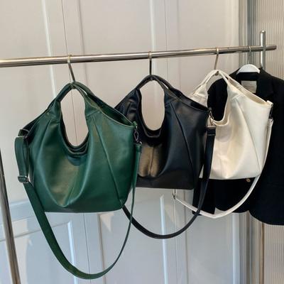 Bolsa Casual de Grande Capacidade Feminina Nova Moda Bolsa Transversal Personalizada Moderna Bolsa Tote de Mão de Face Macia