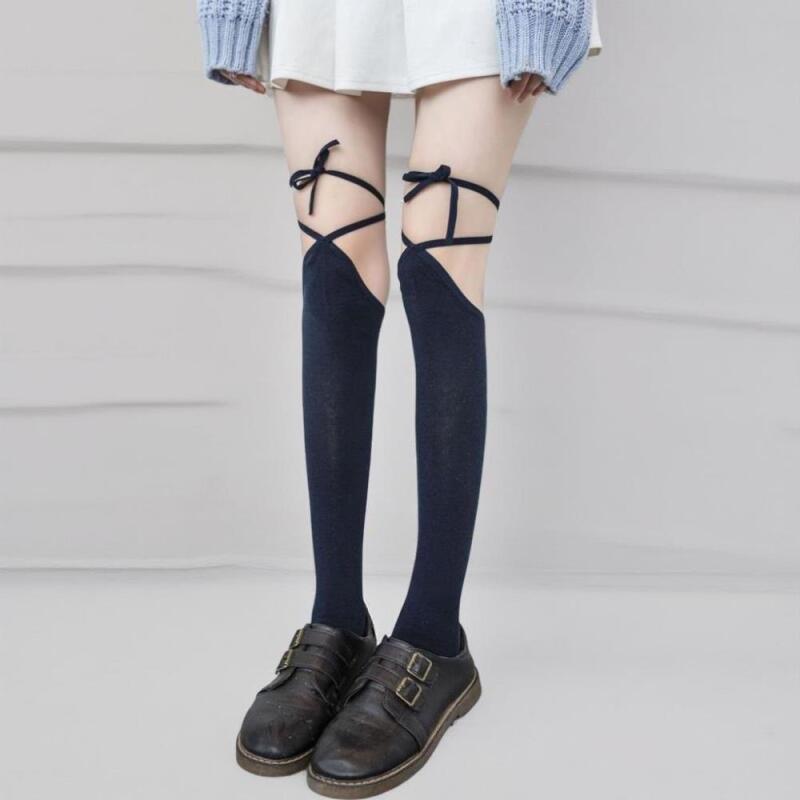 Women's Ballet Style Spanx Knee Socks Plain Socks