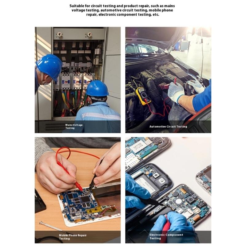 Digital Multimeter Auto Ranging with LCD Display Electrical Meter for Electric Current Resistance Diode Triode Testing