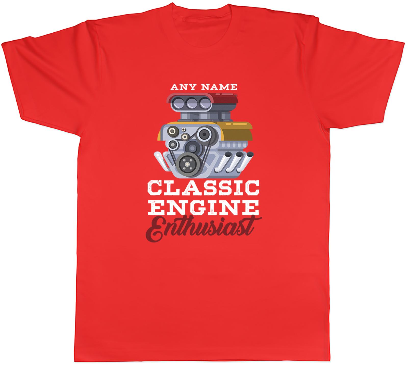 Personalised Grease Monkey Engine Enthusiast Mens TShirt Tee Gift Top S