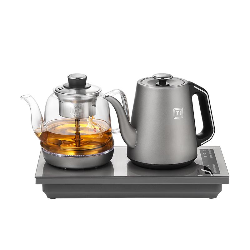 Biooner RY-16 Pure Titanium Auto-Refill Electric Tea Kettle CN plug (adapter included)