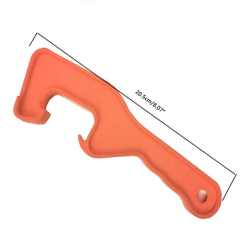 Paint Can Opener Bucket Opener Wrench Tool Plastic Bucket Lid Opener Lid Remover for Industrial Household Portable