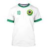 2026 Nuova Maglia da Calcio T-shirt Maglia Nazionale Brasiliana Girocollo Oversize Casual Streetwear Abbigliamento Uomo