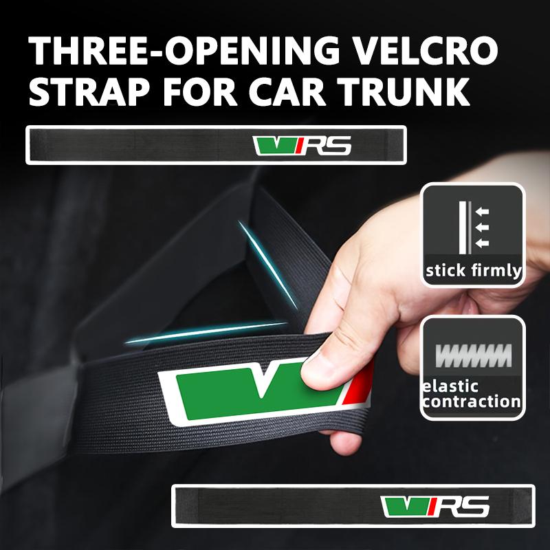 AAAJE1 Car Trunk Organizer Elastic Fixing Strap Storage Bracket Velcro Strip Auto Accessories For Skoda Octavia A5 A7 RS Fabia Superb