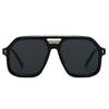 Cross glasses new sunglasses large frame rice nails double beam outdoor driver driving sunglasses sunshade glasses