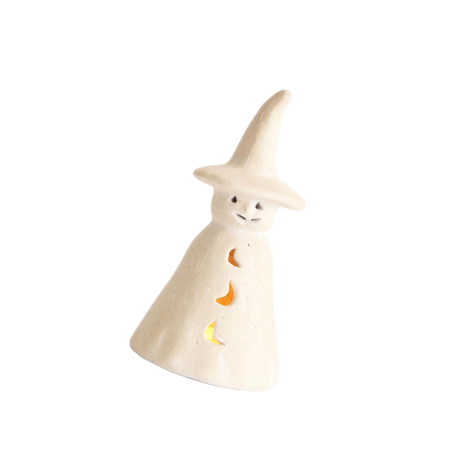 Resin Witch Figurine Halloween Decoration for Home and Party