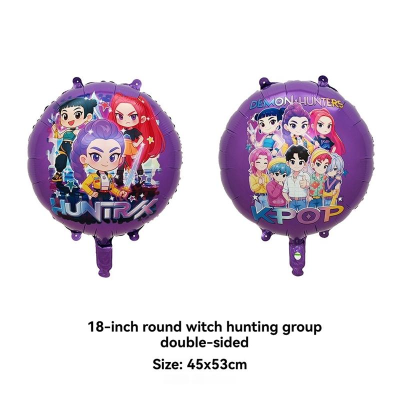 Anime Movie Kpops Demons Hunte Balloon Foil Balloons Set Game Balloons Set Kids Baby Shower Birthday Party Decor Supplies Gifts