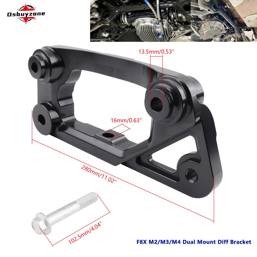 Performance Chassis Transmission Part Rear Differential Bracket Dual Mount For BMW F87 M2 F80 M3 F82 F83 M4 upgraded Replace