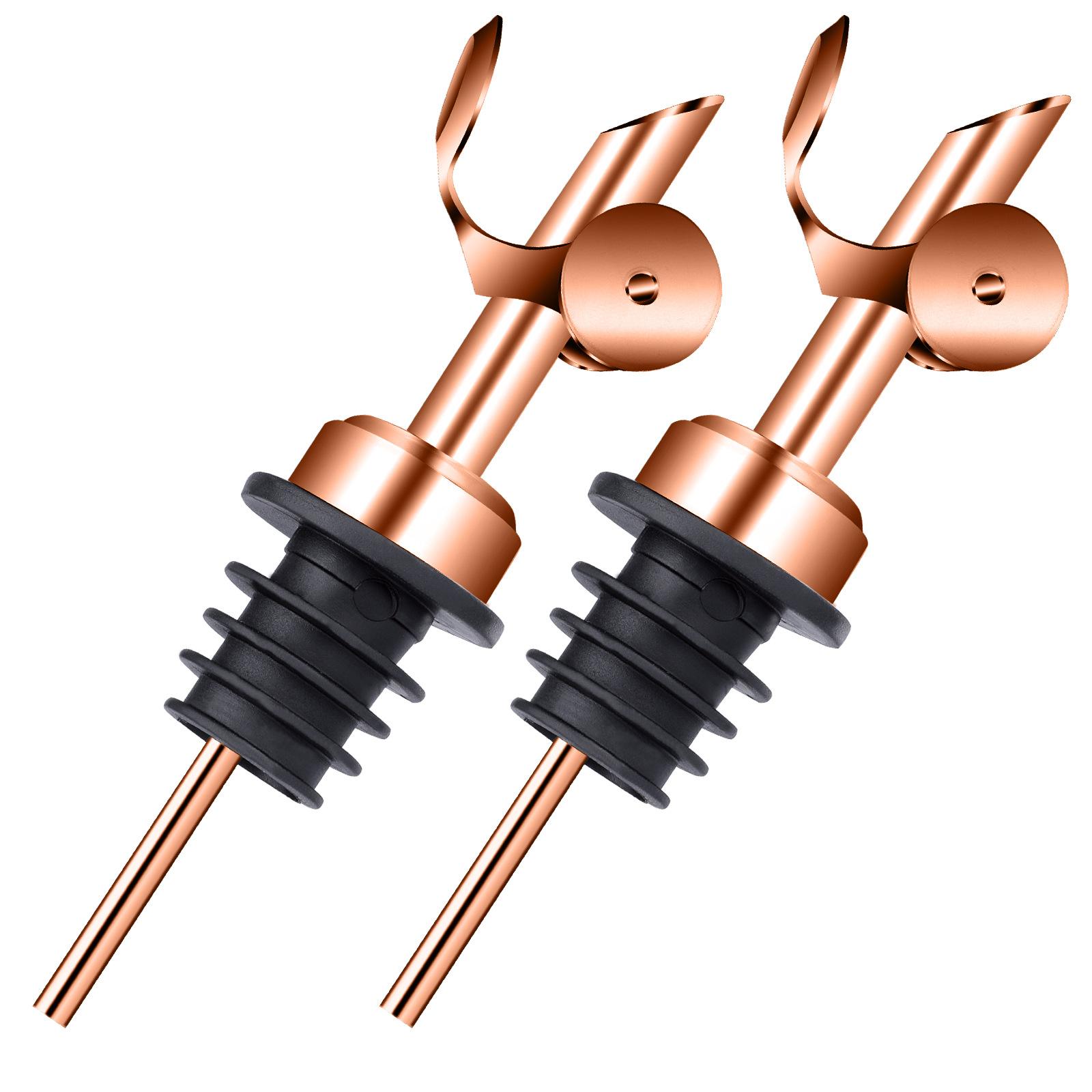 

1Pc Stainless Steel Wine Pourer with Lid, Automatic Opening and Closing Cap